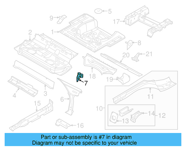 Seat Mount 5C0-802-225 - View 12