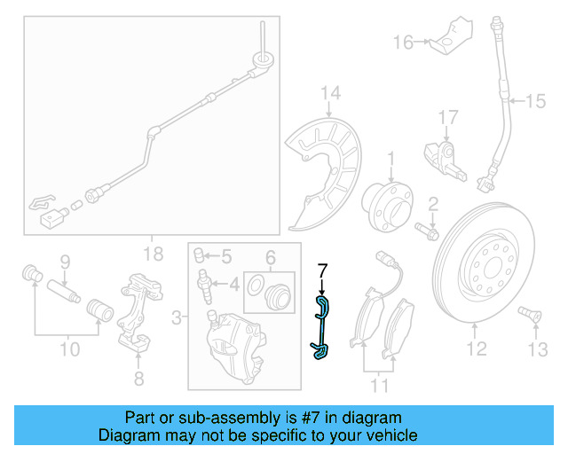 Bracket 1K0-611-846-B - View 54