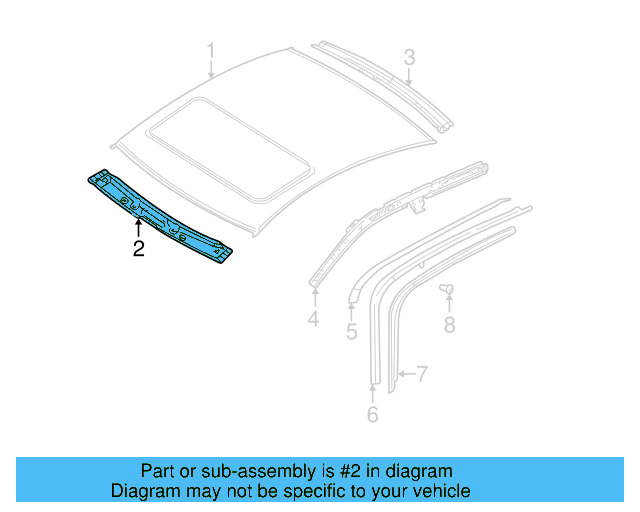 Header Panel 3B0-817-121-B - View 6