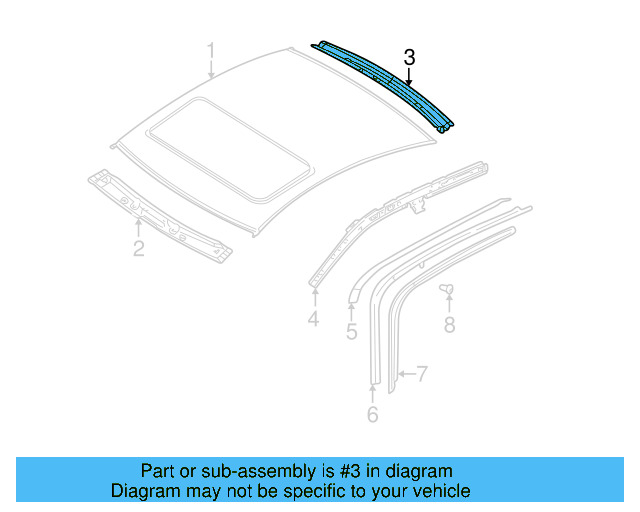 Rear Header 3B5-817-164