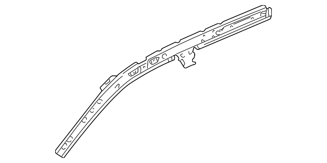 Roof Rail 3B9-809-428-F - View 4