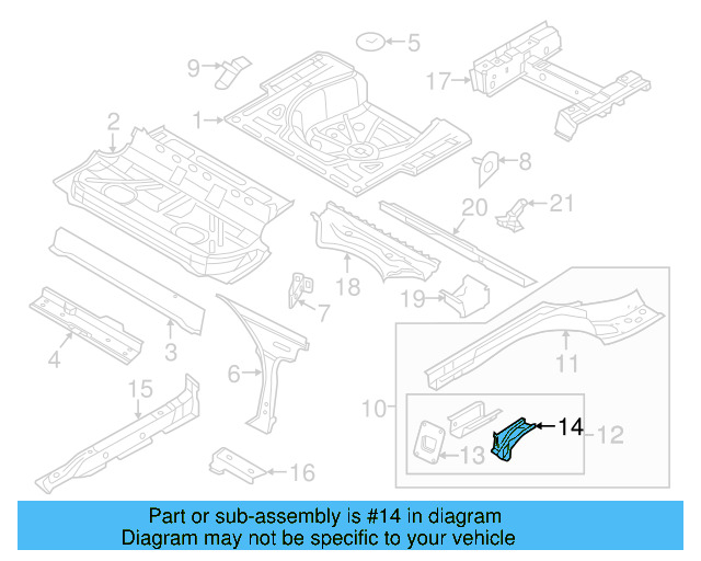 Seat Bracket 1K0-804-094-A - View 11