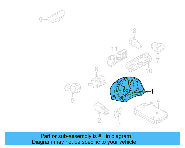 Lock Plate 1K1-858-543-9B9 - View 6