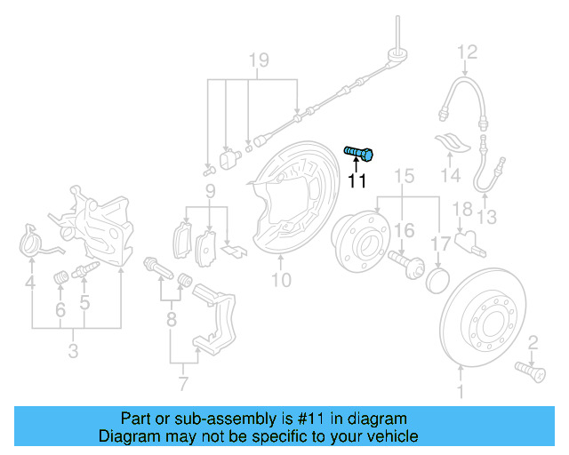 Splash Shield Bolt WHT-005-227 - View 87