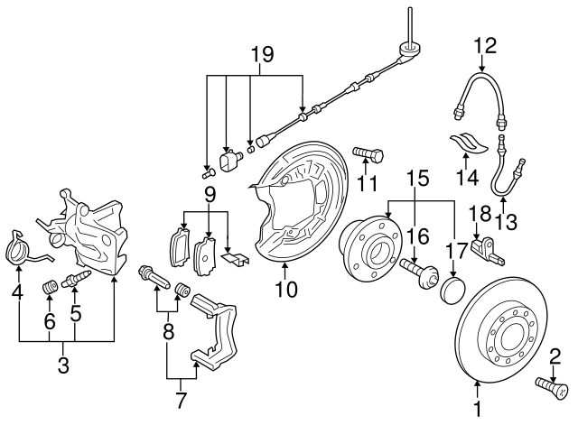 Disc Brake Rotor Rear 5Q0-615-601-D - View 4