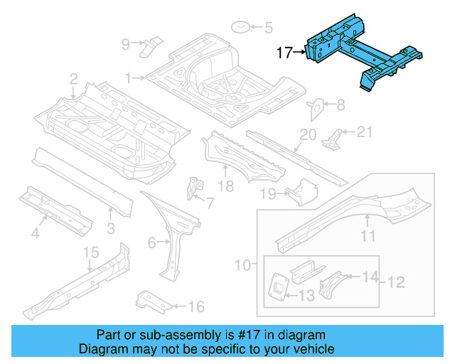 Seat Mount 5C0-802-225 - View 16