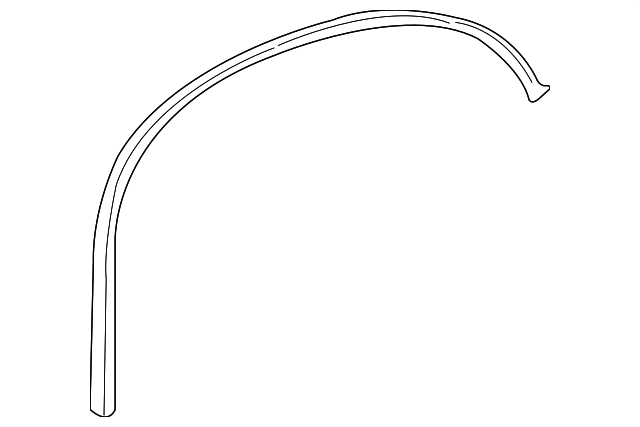 Drip Molding 3B5-854-701-B-7Z7 - View 5