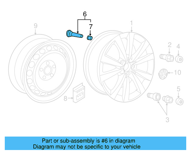 Valve Stem 839-601-361 - View 70
