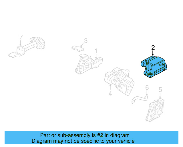 Mount 1J0-199-555-BB - View 10