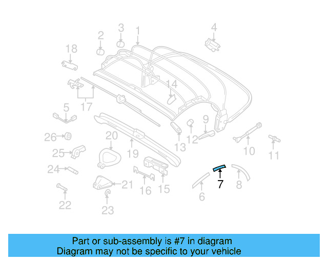 Side Seal 1Y0-871-361-B - View 3