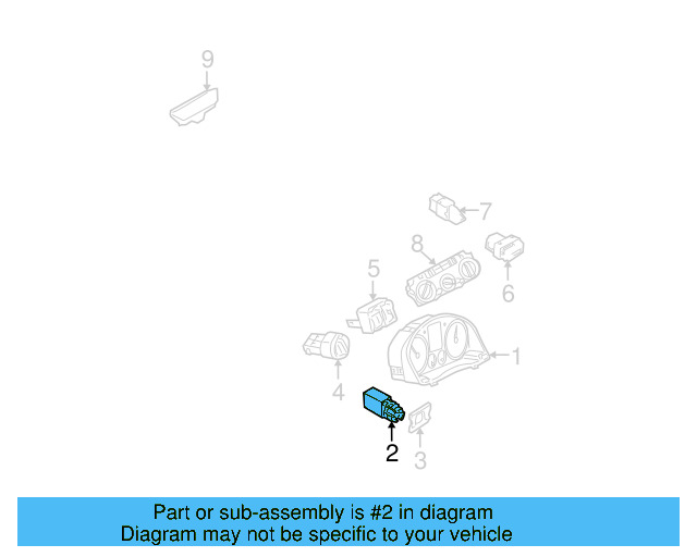 Temp Sensor 1K0-907-543-E - View 9