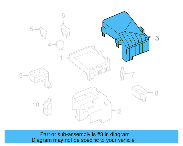 Fuse Box Cover 1K0-937-132-F - View 29