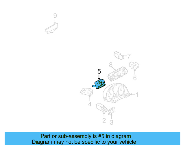 Instrument Light Rheostat 1J0-941-333-B-01C - View 13