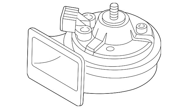 Low Note Horn 8W0-951-221 - View 28
