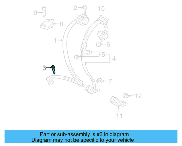 Retractor Assembly Upper Bolt N-989-243-01 - View 39