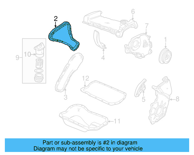 Timing Chain 02109503D