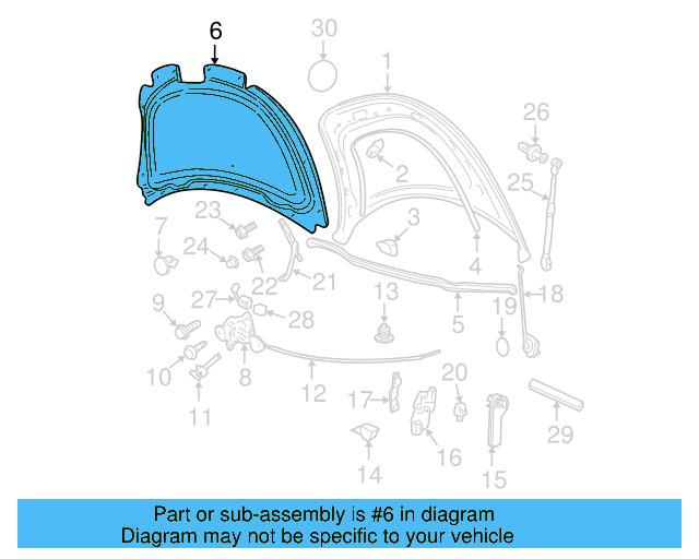 Insulator 1C0-863-835-K - View 6
