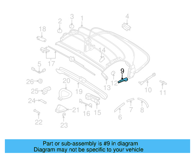 Side Seal 1Y0-871-369 - View 5