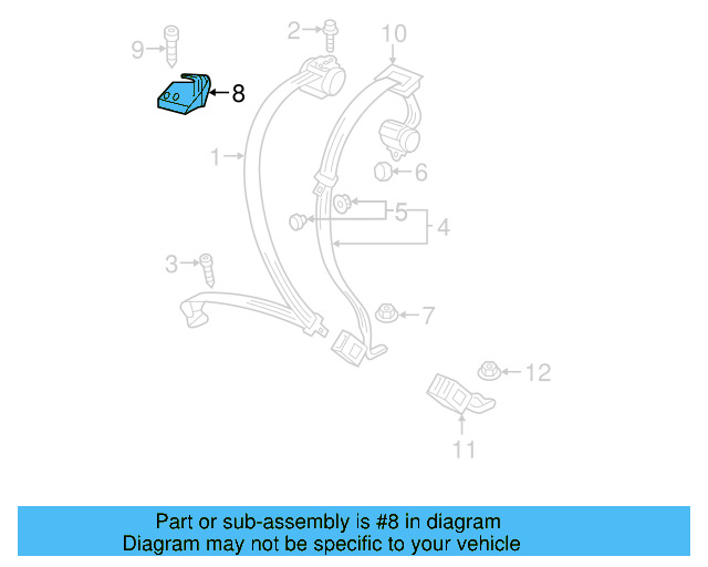 Belt Guide 5G9-857-781-C - View 4