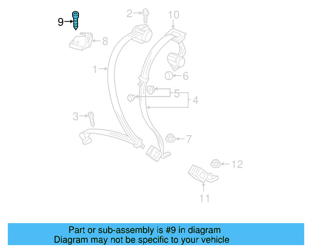 Head Air Bag Bolt WHT-004-633 - View 15