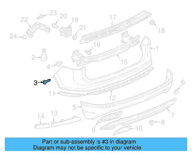 Fender Liner Nut WHT-004-694 - View 74