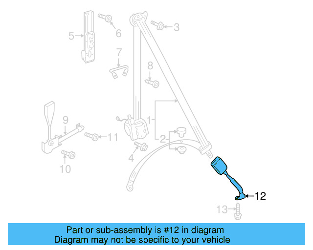 Buckle End 5GM-857-755-D-YLZ - View 3