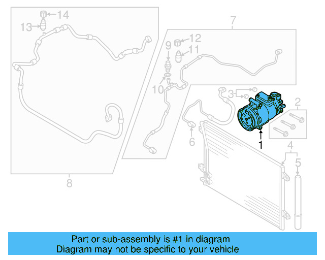 Compressor 1K0-820-808-FX - View 3