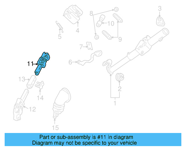 Shaft Assembly 1H0-419-951 - View 3
