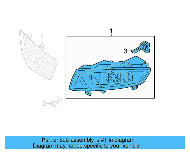 Fog Lamp Assembly 561-941-699-C - View 2