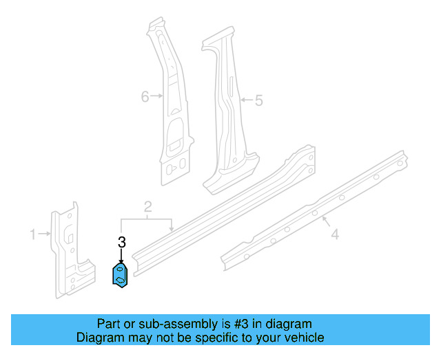 Inner Rocker Reinforced Plate 5GE-809-511
