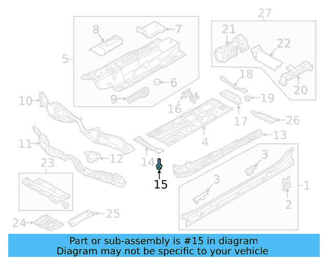 Impact Bar Bolt N-019-530-7 - View 84