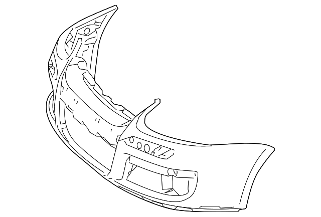 Bumper Cover (Unpainted) 1k0807217agru