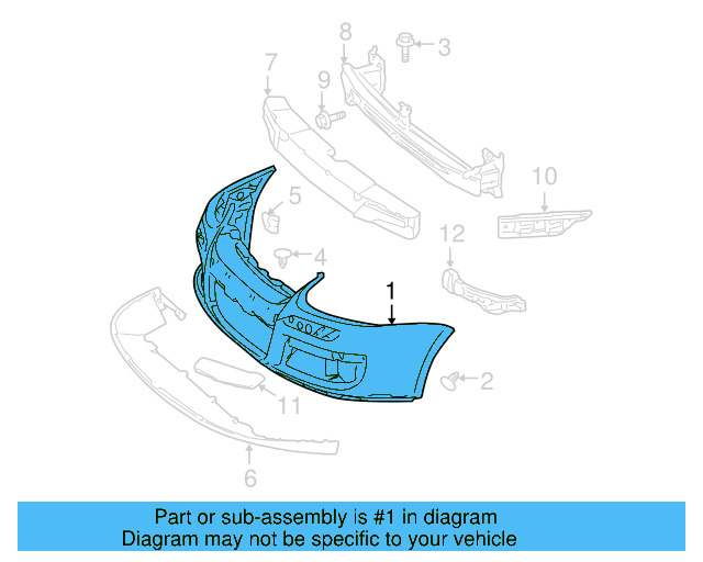 Bumper Cover (Unpainted) 1j5807217jgru