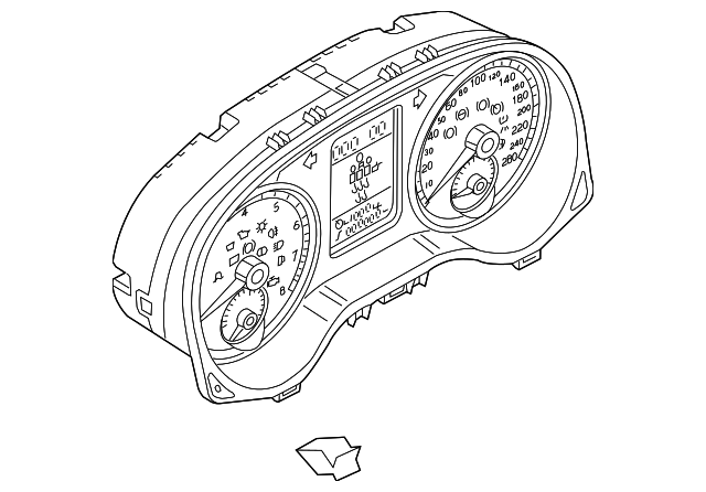 Instrument Cluster 561-920-970-B