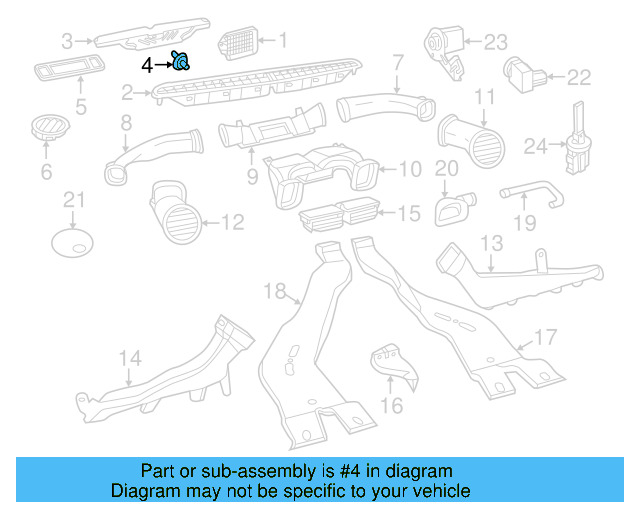 Defroster Duct Rivet 5K0-868-307 - View 8