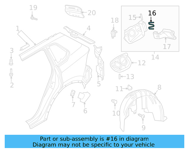 Pillar Reinforced Nut Plate 6R0-810-681 - View 43