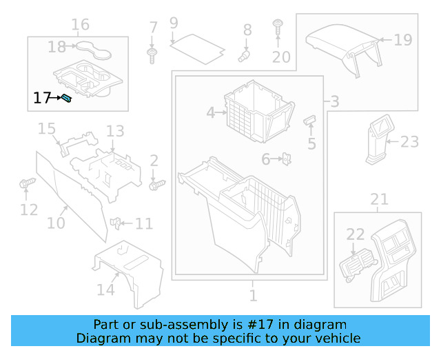 Lower Trim Panel Retainer Clip 3C8-867-190 - View 31