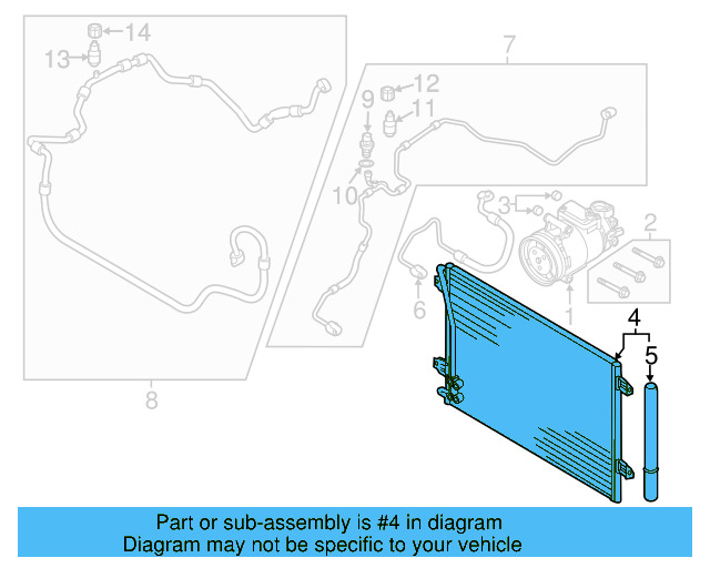 Condenser Assembly 561-820-411 - View 9