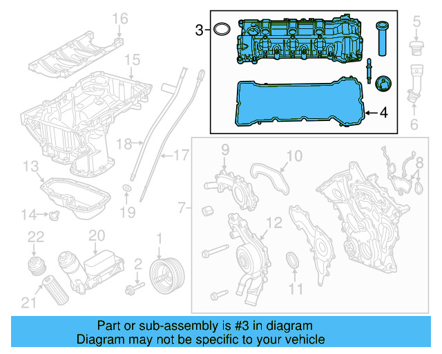 Valve Cover 7B0-103-470-K - View 2