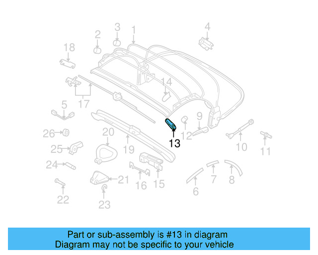 Strut Plate 1Y0-871-412 - View 3
