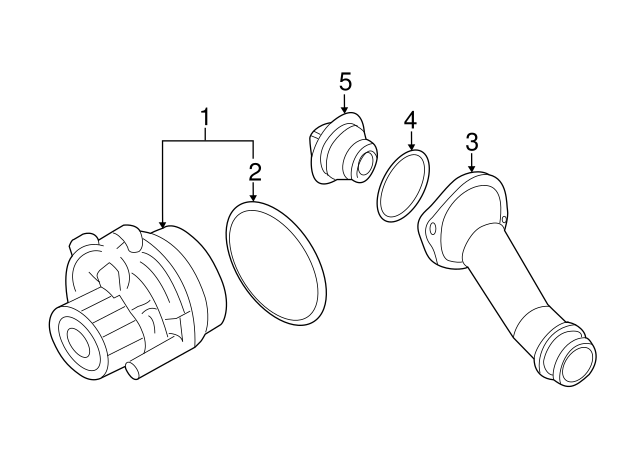 Engine Water Pump Housing O 038-121-119-B - View 32