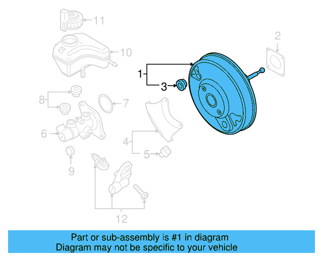 Power Booster 5N1-614-106-C-REP - View 5