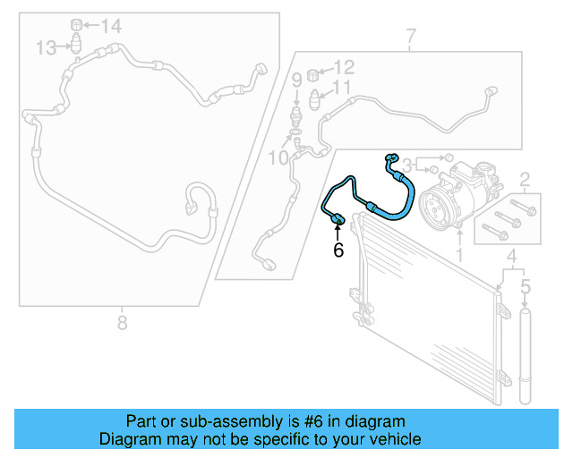 Discharge Hose 5C0-820-721-T - View 2