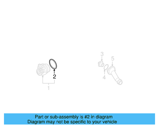 Water Pump Assembly Seal 06A-121-119 - View 19