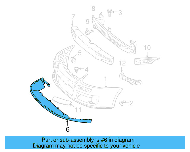 Spoiler 1K0-805-903-B-9B9 - View 4
