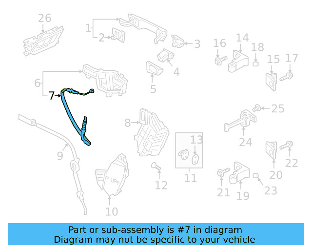 Opener Cable 5NN-837-017 - View 2