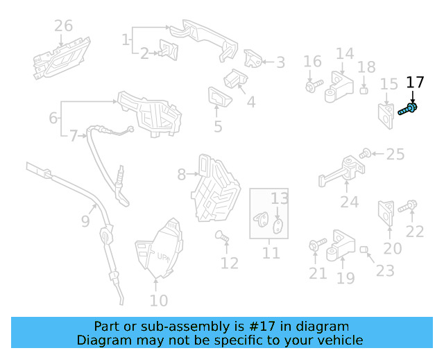 Upper Hinge Mount Bolt N-912-477-01 - View 12