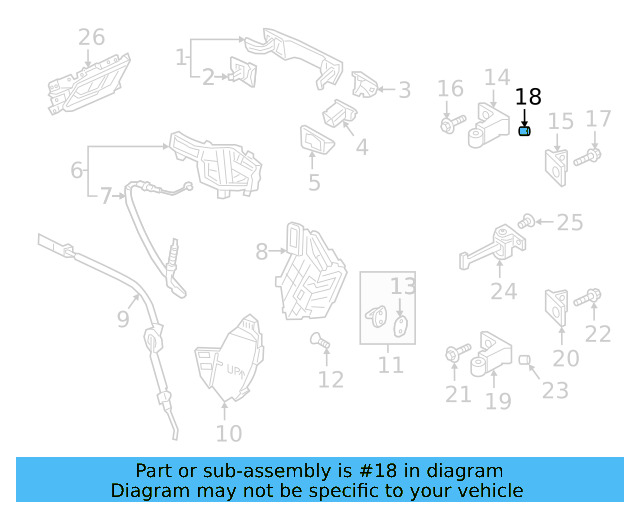 Upper Hinge Dust Cap 8T0-837-947 - View 53