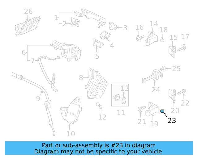 Upper Hinge Dust Cap 8T0-837-947 - View 55