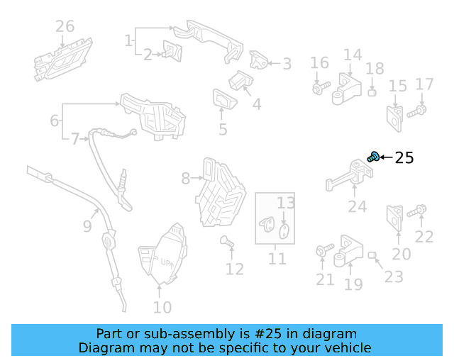 Door Check Bolt WHT-002-109 - View 58